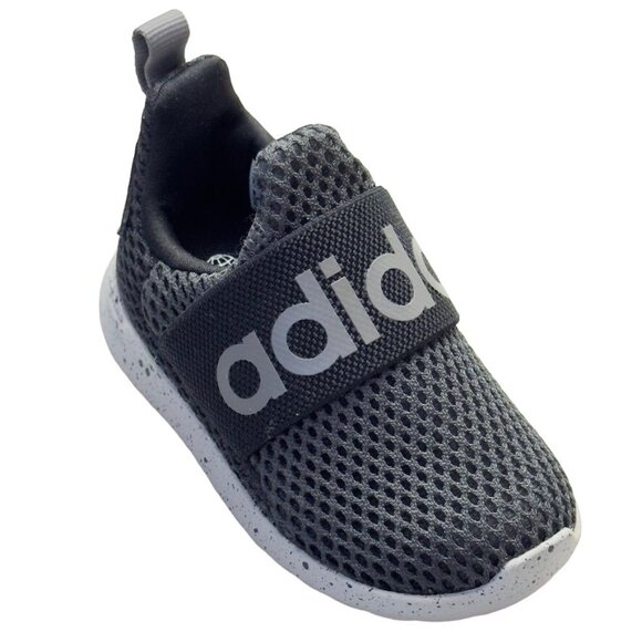 ADIDAS LITE RACER ADAPT 4.0 Kids Shoes Black Textile Unisex Size 5K - Picture 1 of 11